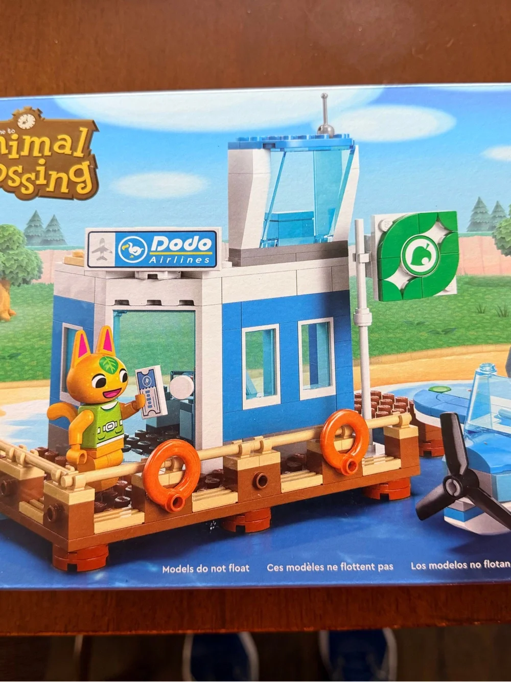Lego Animal Crossing Dodo Airlines Buildable Playset in Blue, White, Orange